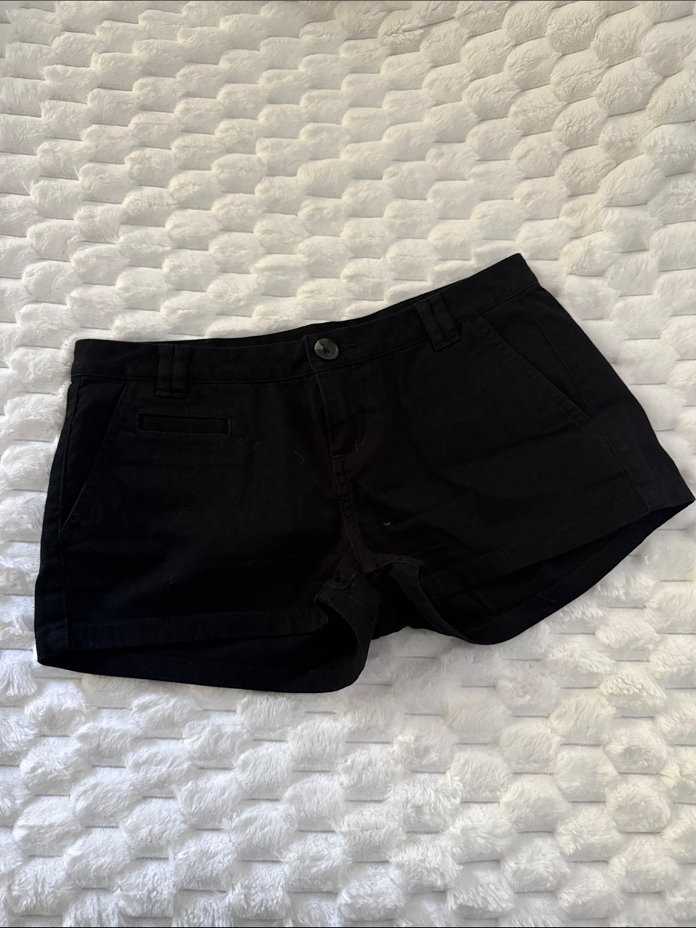 Express Black High-Waist Casual Shorts